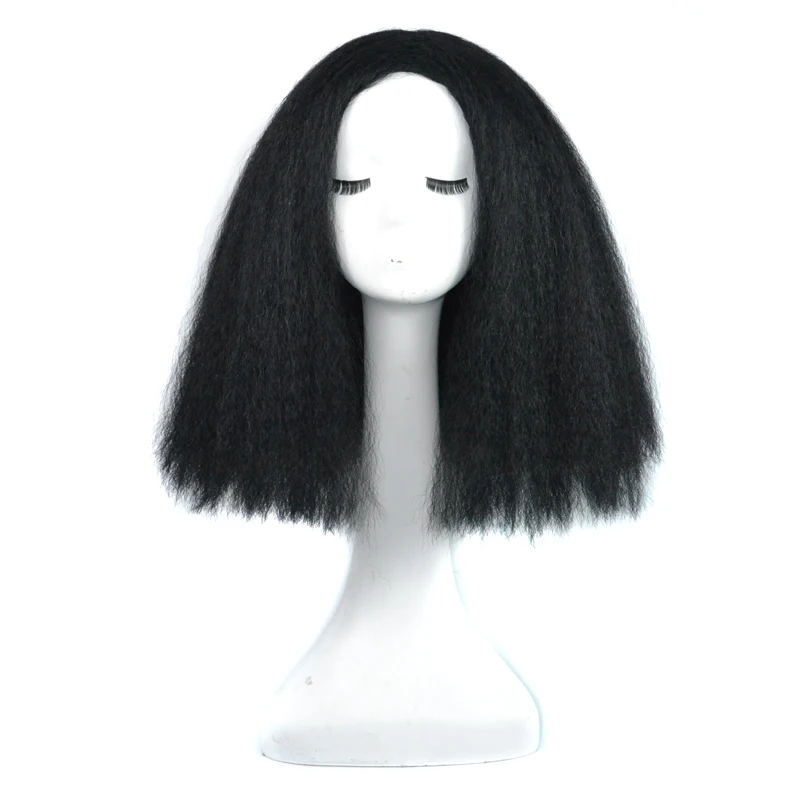 Afro Kinky Straight Short Bob Wigs