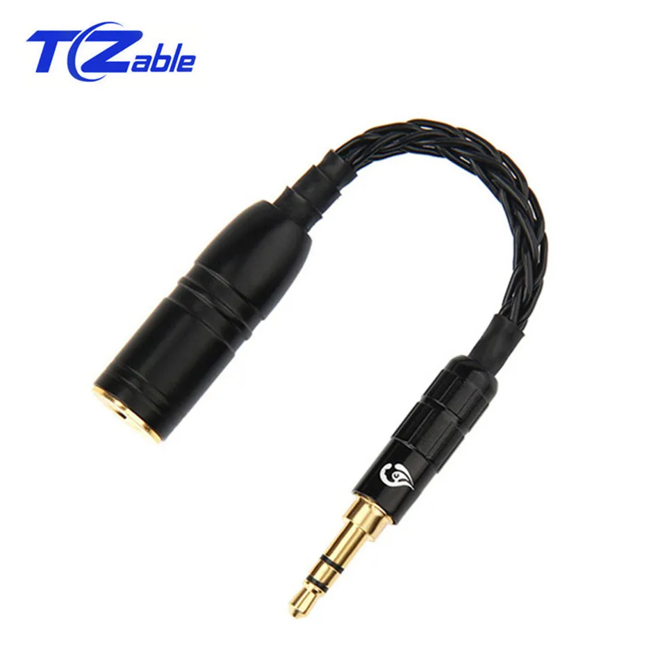 3 5mm to 4 4mm Audio Adapter 2 5mm to 4 4mm Audio Converter Balanced Headphone Cable Male to Female Converters Extension Cord