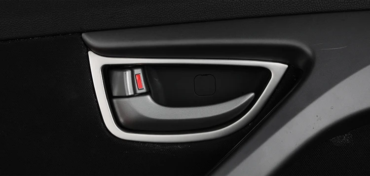 Для hyundai Elantra 2012 2013 Автомобильный декоративный стикер для интерьера из нержавеющей стали дверная чаша ручки крышки отделка C745