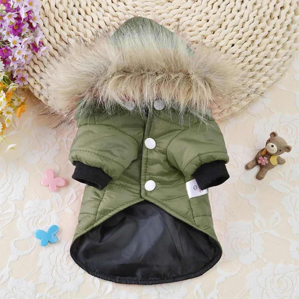 Transer ropa perro Полар-флиса питомец собака Щенок Кот Зимняя теплая одежда, которые прекрасно сочитаюся с повседневной одеждой для маленьких собак, hoopet Одежда с принтом в виде собак