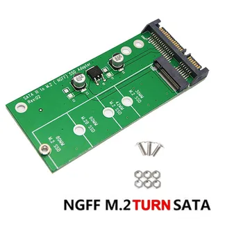 

Adapter Card Electric For Computer Parts SSD Converter NGFF To SATA3 Accessories Add On Connector Expansion Desktop Durable