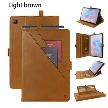 

Case For Samsung Galaxy Tab S6 Lite SM-P610 SM-P615 10.4 inch 2020 multi-function Flip Leather Tablet protect Cover Funda+pen