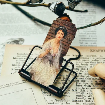

70pcs The Best Age Vintage Oil Painting Journal Labels Paper Die Cuts for Scrapbooking Happy Planner/Card Making/Journaling