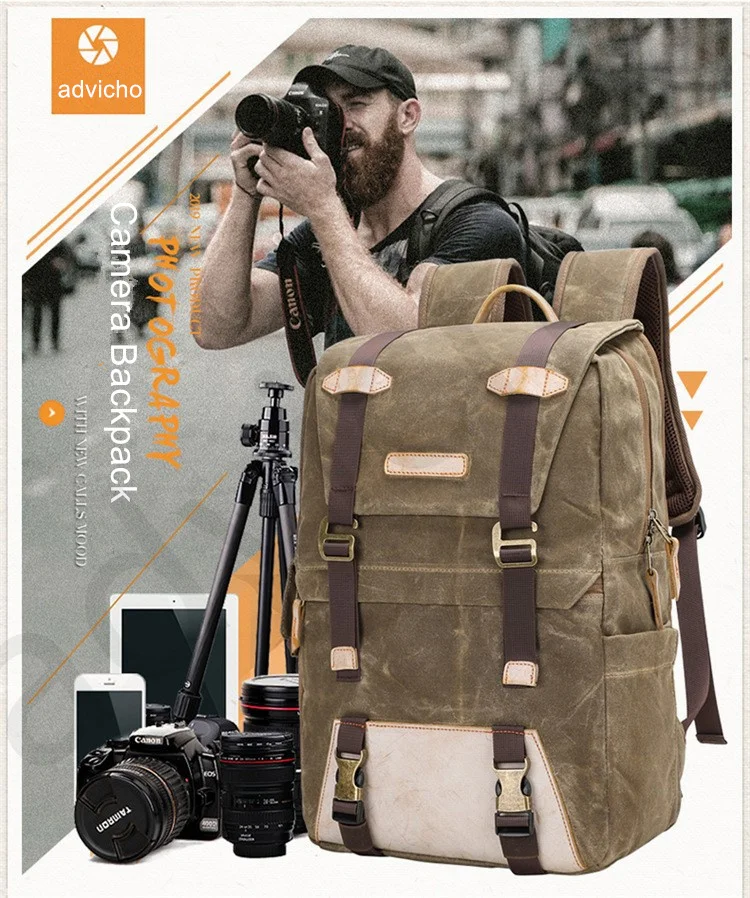 Canvas Camra Backpack (1)_副本