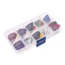 

Guitar Pick 40in1 Case Set Plastic Mix 0.58-1.50 Color Random