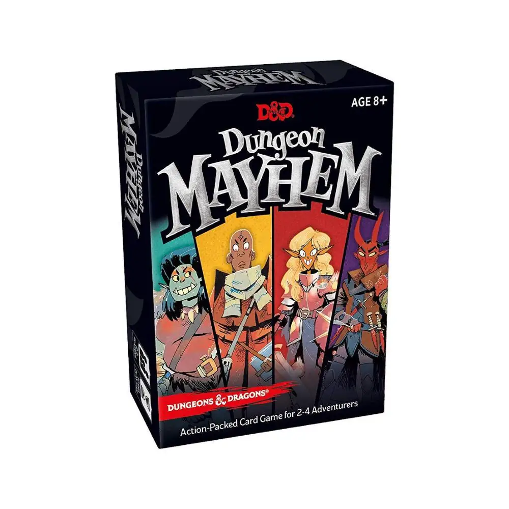 120 шт английская карточная игра для подземелья Mayhemings драконы смешная игра для вечерние 2-4 игроков