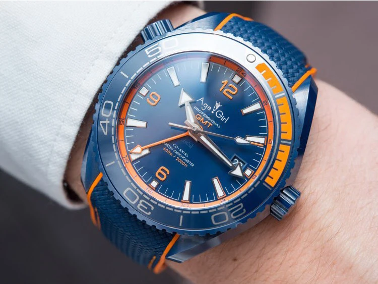 

Luxury Brand New Men Automatic Mechanical GMT Waterproof Blue Ceramic Stainless Steel Sapphire Glass Back Canvas Rubber Watch