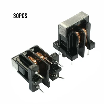 

30 Pcs/Set UU9.8 UF9.8 20mH Common Mode Choke Inductor For Filter PIN Pitch 7x8mm Tool Parts Accessories