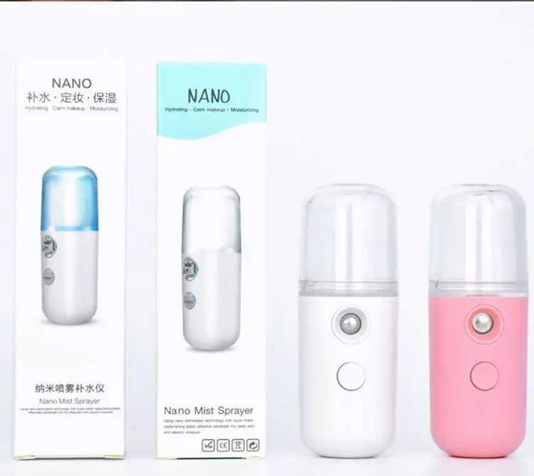 

Portable 30ML Small Air Humidifier USB Handheld Water Meter Ultrasonic Charging Diffuser Milk Oil Steamed Face