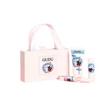 3Pcs White Rabbit Hand Cream Moisturizing Lip Balm Perfume Gift Pack Makeup Set