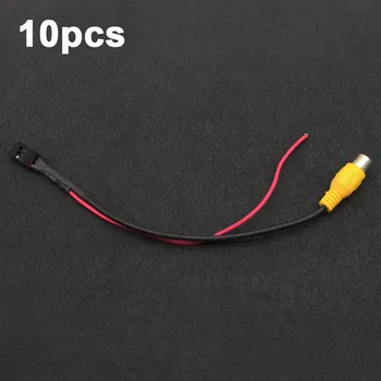 

10pcs 6Pin Original Video Input Switch Reverse Camera RCA Adapter Cable For Nissan Qashqai Dualis Juke 2007 2008 2009-2013