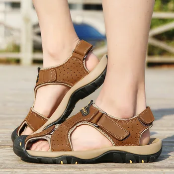 

Masculina Sandalias Hombre Casual Shoes Men Sandals Wear-Resistant Men SHOES Casual Shoes Summer Breathable Sandals Men