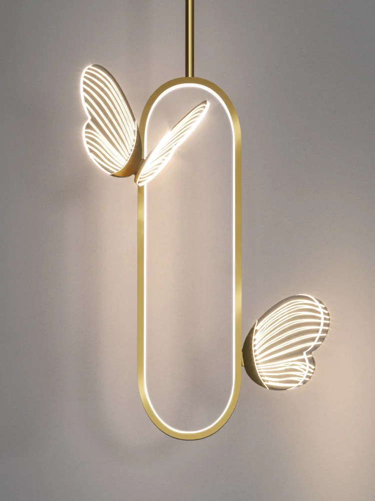 sconce light Butterfly LED Wall Lamp Indoor Lighting Light Fixture For Home Bedroom Bedside Living Room Decoration Background Staircase wireless wall lights