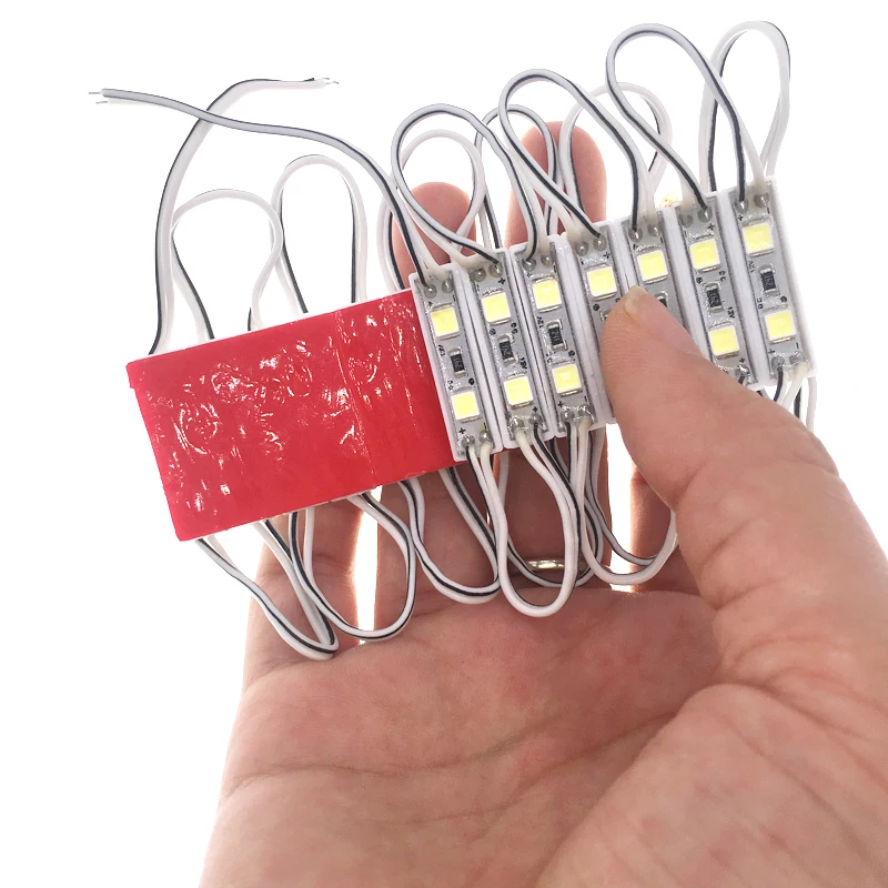 Mini Slim LED Module 20PCS 25mmx7mm 2835 2 12V Yellow Red Green Blue Backlight Storefront led modules led module