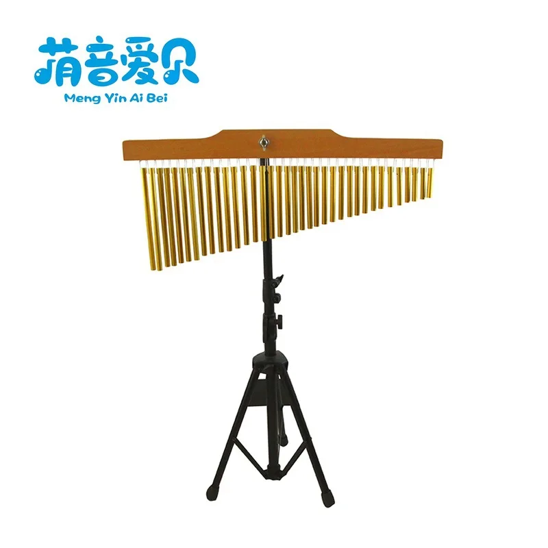 

Wood 36 Sound Wind Chime Long Tube Orff 20 Tape Rack Wind Chime Square National Style Percussion Instrument
