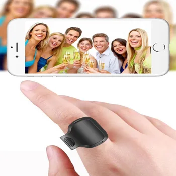 

Portable Rechargeable Bluetooth 5.1 Selfie Shutter Remote Control Ring Wireless Smart Remote Control Ring H-best