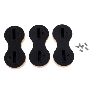 

Fcs Fusion Fin Box Surfboard Fins Surf Fin Fcs Plugs (3 Pcs ) Black 9 Degree