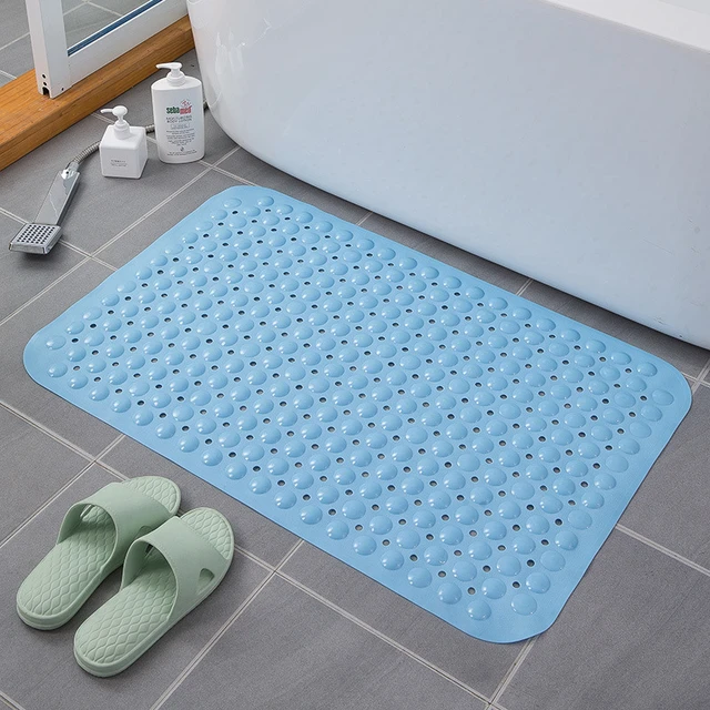 Tapis de salle de bain antidérapant, maille plastique souple, pieds de  Massage, combinaison multicolore, tapis de sol, Drainage, baignoire -  AliExpress