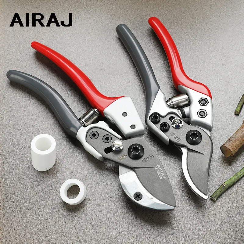 AIRAJ 7/8in New Pruning Shears Bonsai Graft Garden Shears Stainless Steel Pruning Scissors Cut