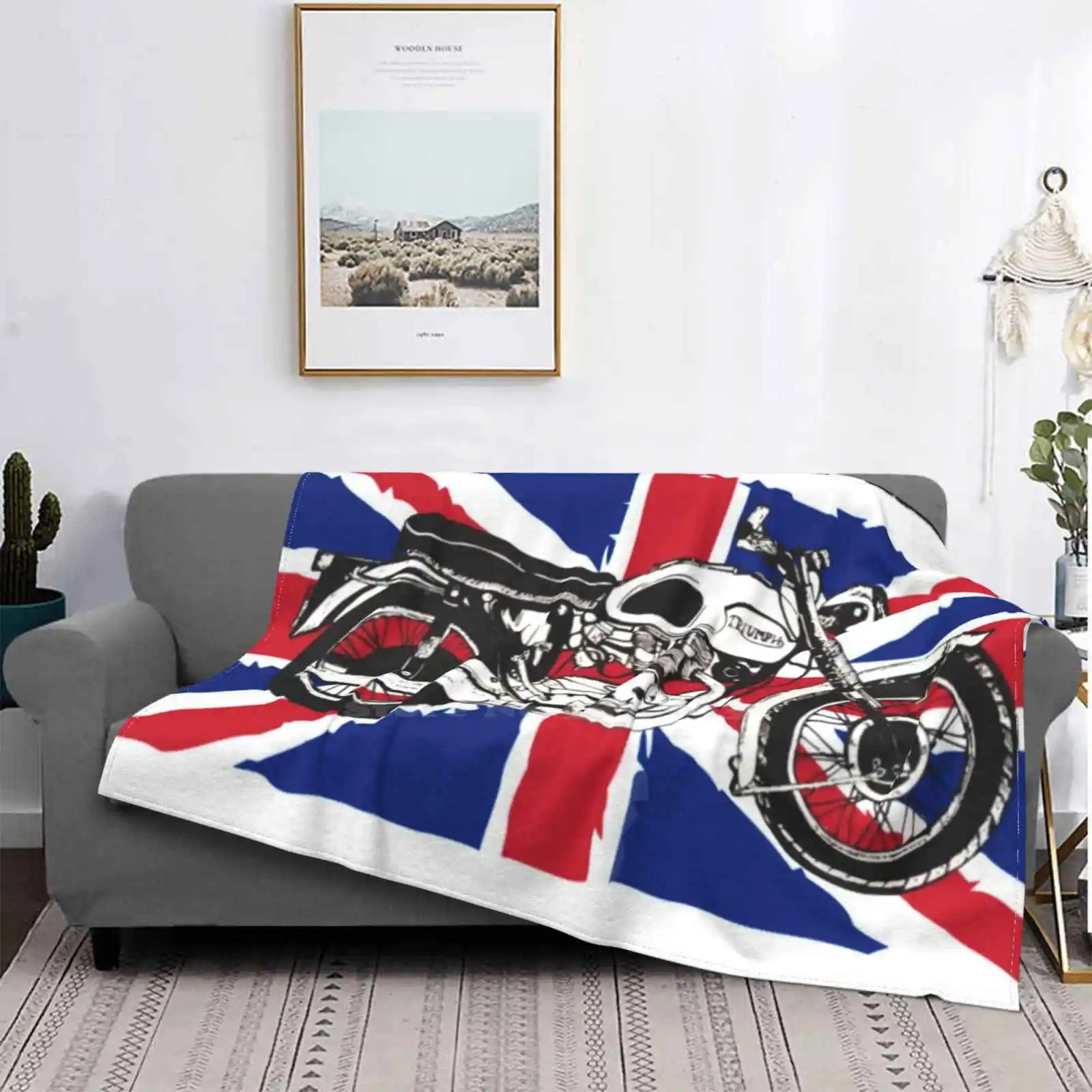 Bike British : The Of Tradition Coperta Per Aria Condizionata Moda Coperta Morbida Thun Rd 1959 Thun Rd Thun Rd Con Union Jack Thun