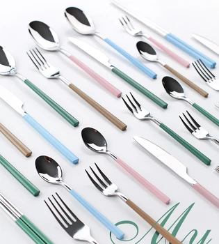 

Japanese Dinner Steak Stainless Steel Personalized Cutlery Fork Knife Sushi Travel Cutlery Set Worthbuy Tableware Set II50DCSTZ