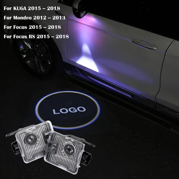 

2pcs Auto Door Projector Car Logo Outer Rearview Mirror Light for Ford Kuga F150 Flex Focus Mercury Shadow Lamp Accessory
