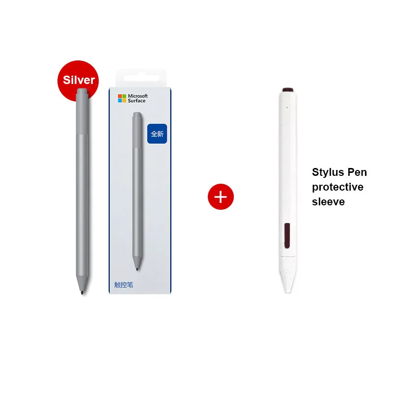 Стилус microsoft Surface Pen 4096 ручка для планшета для microsoft Surface Go Pro 5/4/3/Book 142 мм Беспроводная - Цвета: Серебристый