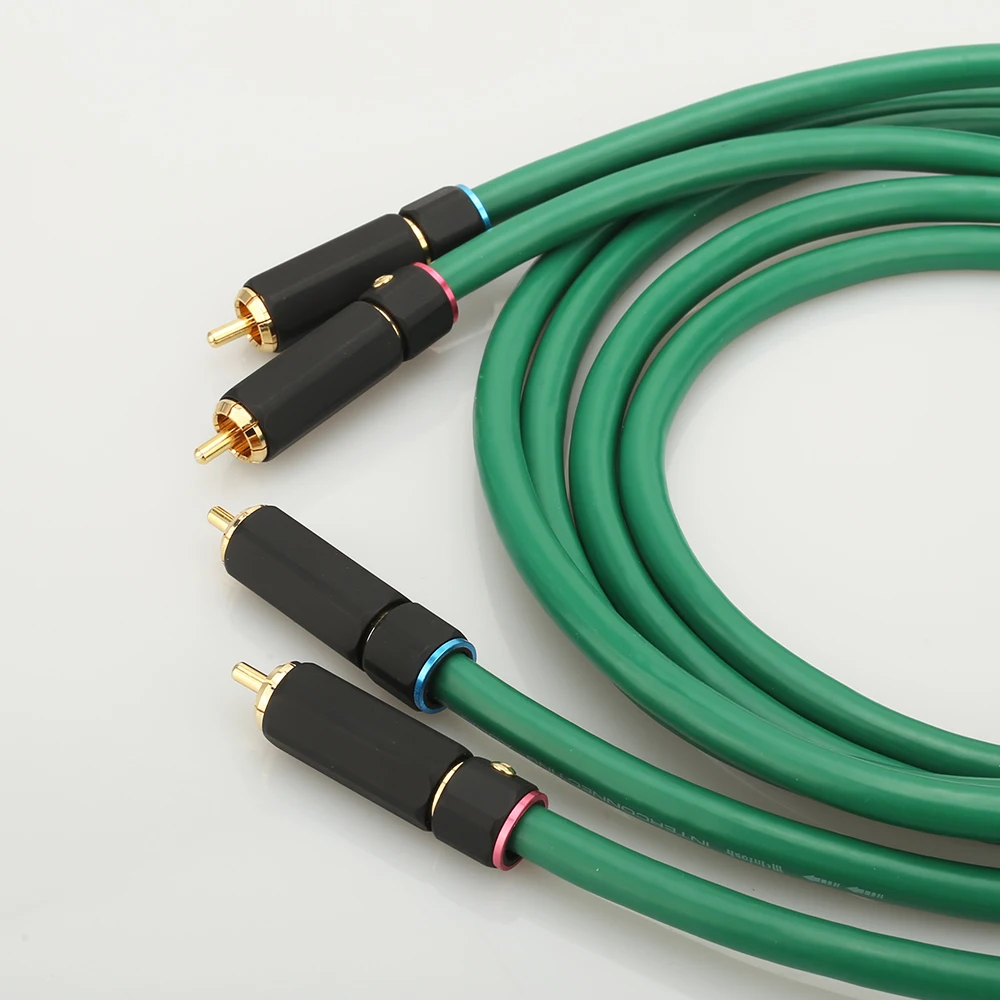 Высококачественный аудио 2328 Медь видео rca кабель 1 м hifi для соединения|rca interconnect