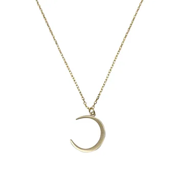 

Moon Clavicle Chain In 925 Sterling Silver With Simple Niche Design Ins Frosty Necklace For Chaming Fashion Women Female Gifts