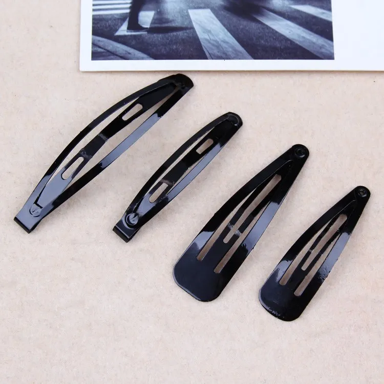 12PCS/Pack New Simple Black Hair Clips Girls Hairpins BB Clips Barrettes Headbands For Womens Hairgrips Hair Accessories 2 Sizes mini hair clips