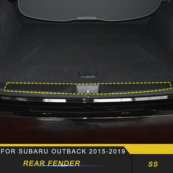 

For Subaru Outback 2015-2019 Car Styling Rear Door Trunk Bumper Fender Protector Sill Cover Trim Sticker Accessories