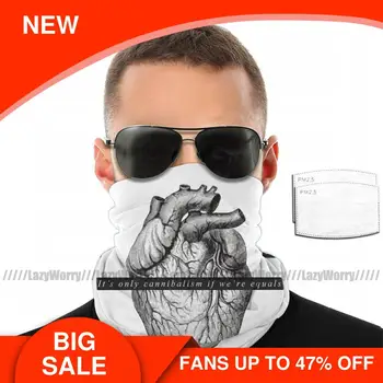 

Hannibal Lecter Mouth Face Mask It Is Only Cannibalism Facial Mask with Filters Kawai Funny Adult Mask