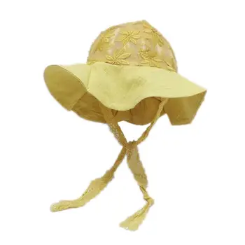 

Princess Newborn Fashion Cotton Lace Fisherman Hat Baby Kids Sun Protection Cap D08C