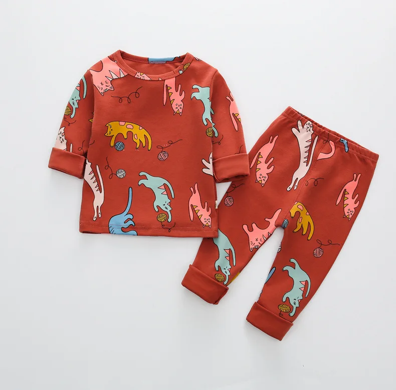 New Kids Autumn and Winter Children's Home Clothing Cotton Nightwear boys pajamas kids