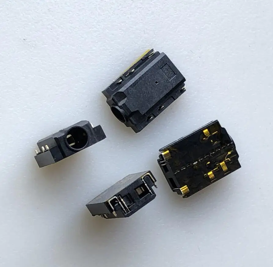 (5pcs)Tablet PC audio jack 6pin gold-plated pin output input female headphone socket | Обустройство дома