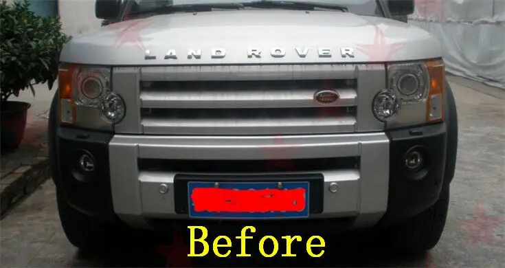 Хромированные противотуманные фары, покрывающие кольца для LAND ROVER, Дискавери 3 4 LR3 LR4 2004-2010