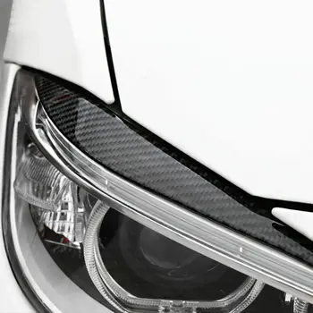 

Black Headlight Eyebrow Trim Soft For BMW 3 F36 F30 320i 325i 2013-2017 2pcs