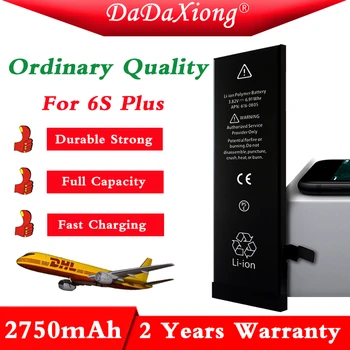 

Da Da Xiong original phone Battery10pcs/lot Ordinary 0 zero cycle 2750mAh for iPhone 6S Plus 6SP replacement repair parts