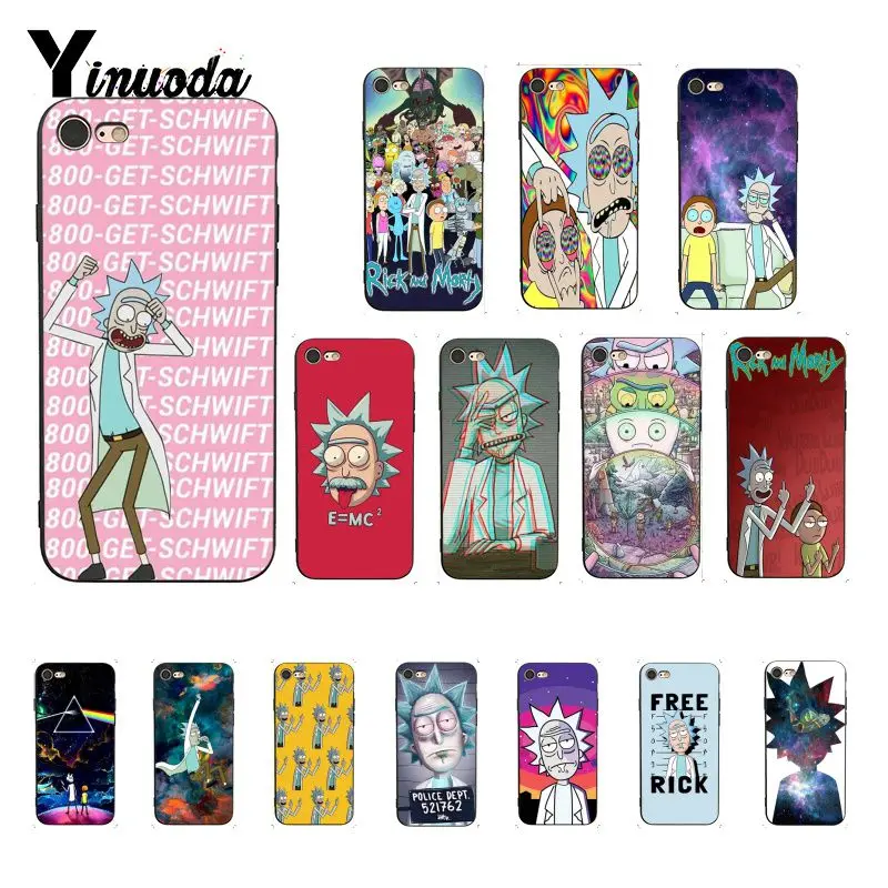 

Yinuoda Cool Rick And Morty Luxury Unique Design PhoneCase for iPhone 8 7 6 6S Plus 5 5S SE XR X XS MAX Coque Shell