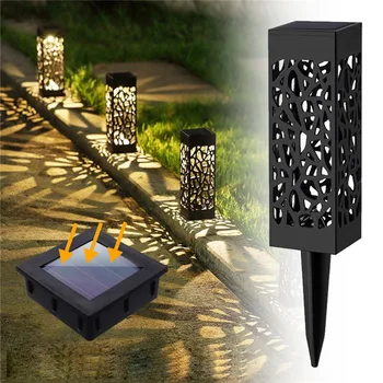 

2/4/8 Piece LED Solar Garden Lights Lawn Light Flames Landscape Torch Light for Outdoor Patio Yard Waterproof Warm White