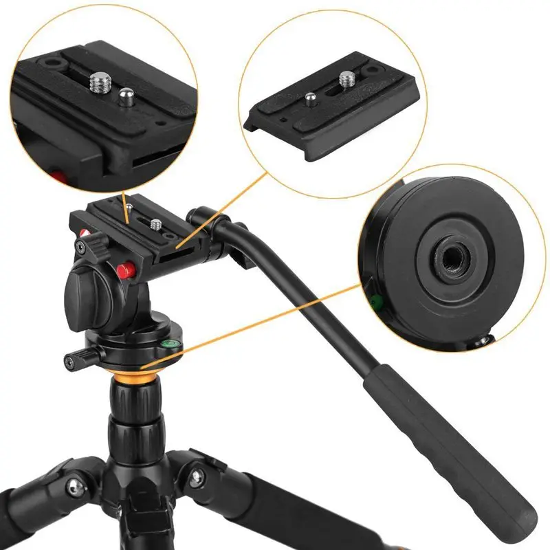 KINGJOY KH 6750 Гибкая алюминиевая головка штатива для камеры Canon Nikon и других DSLR камер с