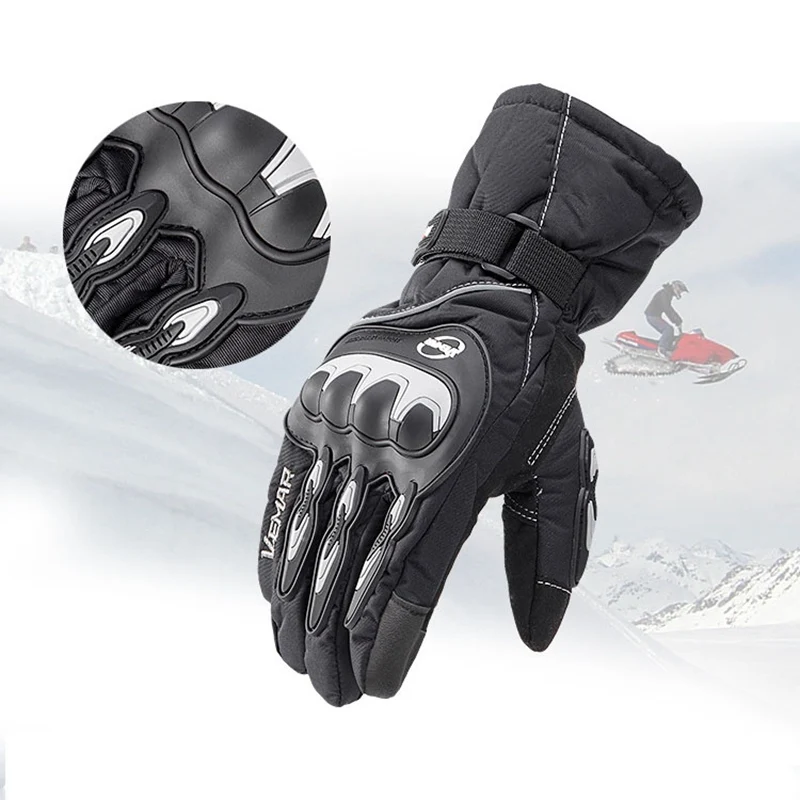 Cycling Gloves Full Finger Waterproof Windproof Touchscreen Thermal Outdoor Winter Motorcycle Riding Handwear For Outdoor sports