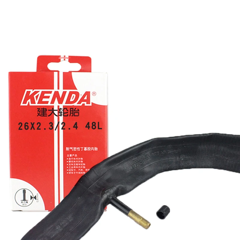 Kenda Bicycle Inner Tube Mountain Bike Tube Tires parts 26 inches 26*2.3/2.4 3.5 4.0 S/V F/V Cycling butyl rubber Inner Tube