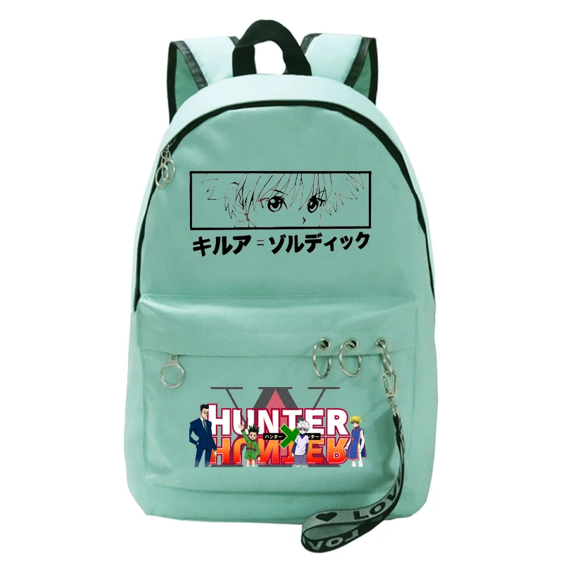 Mochila escolar para niña Hunter X Hunter Killua Eyes Killua HxH Anime  mochilas escolares Japón Harajuku Bookbag para niña - AliExpress Maletas y  bolsas