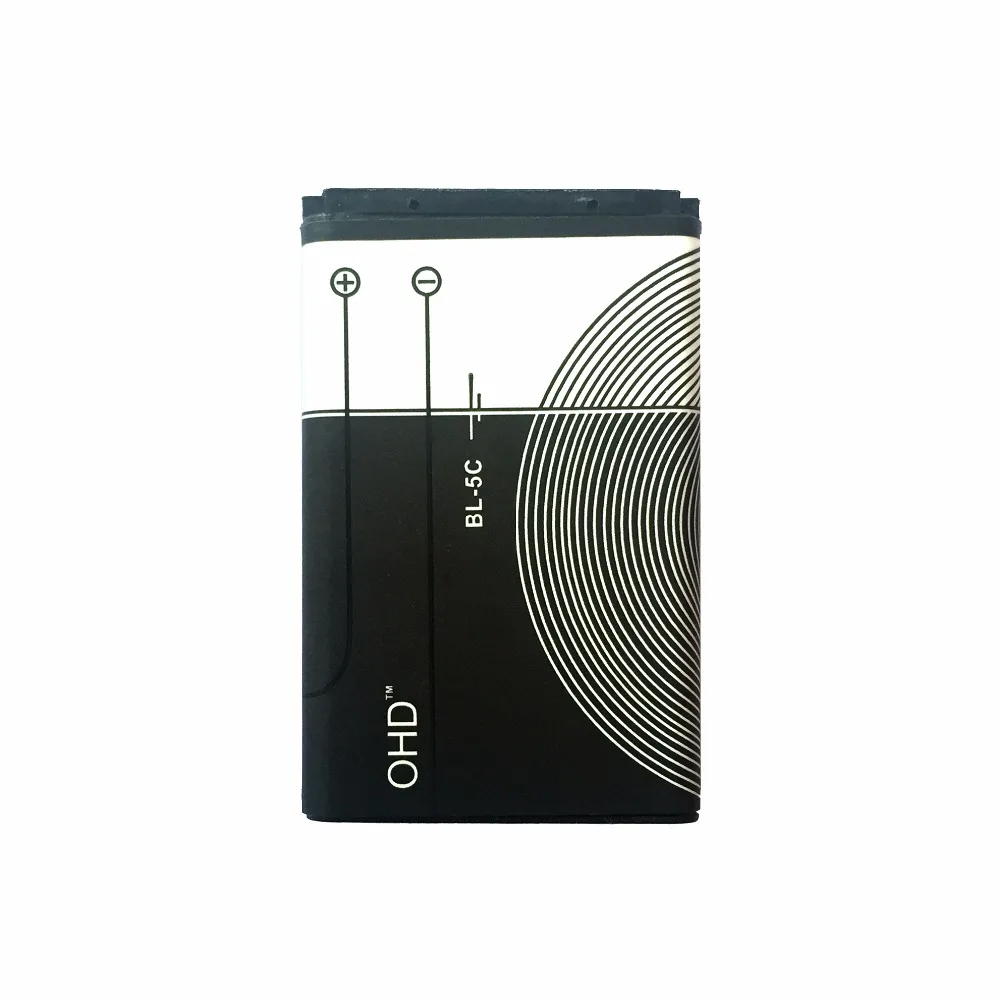 

Original BL5C BL-5C BL 5C Bateria For Nokia 1100 1110 1200 1208 1280 1600 2600 2700 3100 3110 5130 6230 6230i n70 n72 Battery