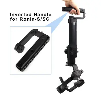 

Inverted Handle Grip For Zhiyun Crane 2/ DJI Ronin S Ronin SC Stabilizer Aluminum Alloy Handle Grip For Ronin-S R25