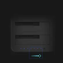 1 шт. USB 3,0 на SATA внешний жесткий диск Док-станция для 2,5/3,5 Поддержка 2x6 ТБ