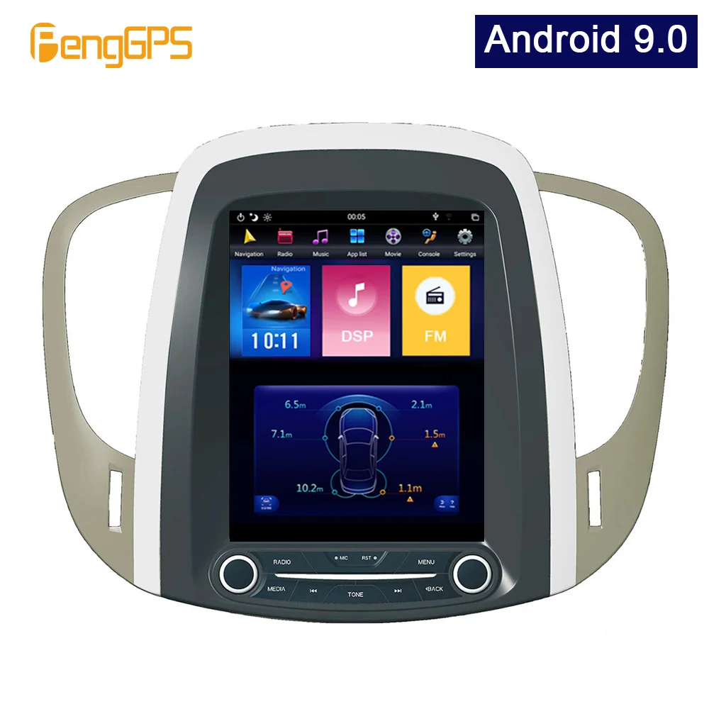 4G 64G PX6 Android 9,0 автомобильный Радио Tesla вертикальный экран для Buick lacrosse+ аудио плеер с gps In-dash Carplay gps навигация