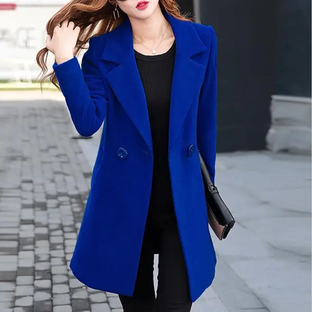 Electric blue wool coat Clearance