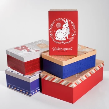 

Set of gift boxes 5 in 1 "Mail", 22 x 14 x 8.5 - 32.5 x 20 x 12.5 cm 4413746